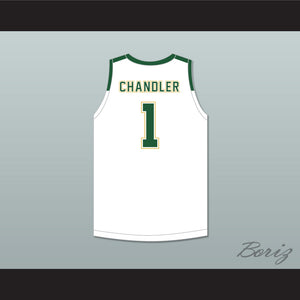 Kennedy Chandler 1 Briarcrest Christian School Saints White Basketball Jersey 2