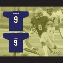 Load image into Gallery viewer, Kenneth Walker III 9 Arlington High School Tigers Navy Blue Football Jersey 2