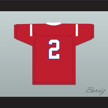Load image into Gallery viewer, Kenny Pickett 2 Ocean Township High School Spartans Red Football Jersey 1