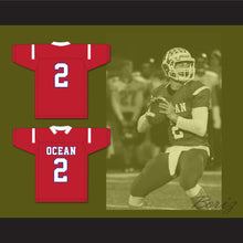 Load image into Gallery viewer, Kenny Pickett 2 Ocean Township High School Spartans Red Football Jersey 1