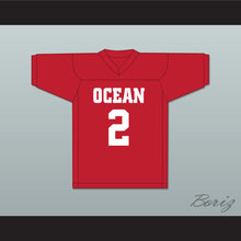 Load image into Gallery viewer, Kenny Pickett 2 Ocean Township High School Spartans Red Football Jersey 4