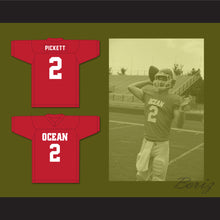Load image into Gallery viewer, Kenny Pickett 2 Ocean Township High School Spartans Red Football Jersey 4