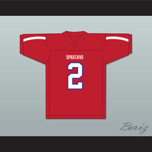 Load image into Gallery viewer, Kenny Pickett 2 Ocean Township High School Spartans Red Football Jersey 5