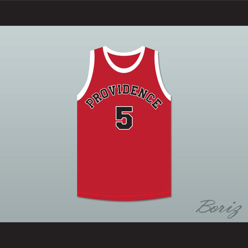 Kenny Sailors 5 Providence Steamrollers Red Basketball Jersey 1