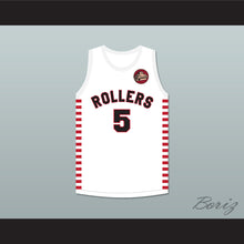 Load image into Gallery viewer, Kenny Sailors 5 Providence Steamrollers White Basketball Jersey with Patch 1
