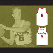 Load image into Gallery viewer, Kenny Sailors 5 Providence Steamrollers White Basketball Jersey 3