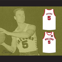 Load image into Gallery viewer, Kenny Sailors 5 Providence Steamrollers White Basketball Jersey with Patch 2