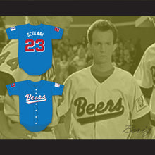 Load image into Gallery viewer, Kenny Scolari 23 Milwaukee Beers BASEketball Blue Baseball Jersey