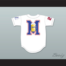 Load image into Gallery viewer, Kenny Scolari 23 Milwaukee Beers Logo BASEketball White Baseball Jersey