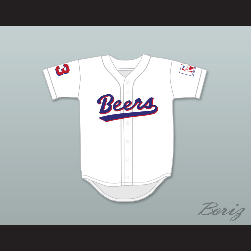 Kenny Scolari 23 Milwaukee Beers BASEketball White Baseball Jersey