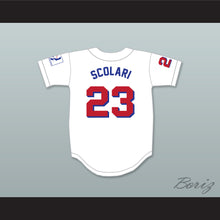 Load image into Gallery viewer, Kenny Scolari 23 Milwaukee Beers Deluxe BASEketball White Baseball Jersey