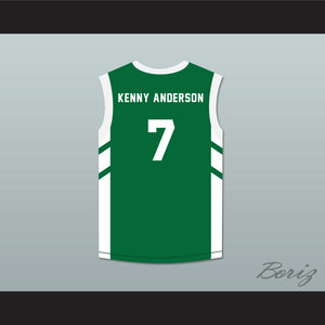 Kenny Anderson 7 Green Basketball Jersey Dennis Rodman's Big Bang in PyongYang