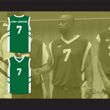 Load image into Gallery viewer, Kenny Anderson 7 Green Basketball Jersey Dennis Rodman&#39;s Big Bang in PyongYang