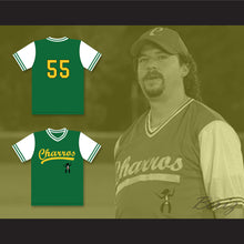 Load image into Gallery viewer, Danny McBride Kenny Powers 55 Charros Home Baseball Jersey Eastbound &amp; Down