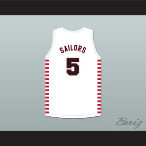 Kenny Sailors 5 Providence Steamrollers Basketball Jersey