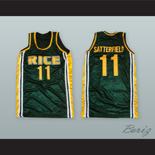 Load image into Gallery viewer, Kenny Satterfield 11 Rice High School Basketball Jersey