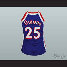 Load image into Gallery viewer, Tom Owens 25 Kentucky Colonels Blue Basketball Jersey