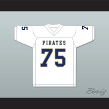 Load image into Gallery viewer, Kerry Buckmaster 75 Independence Community College Pirates White Football Jersey