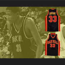 Load image into Gallery viewer, Kevin Durant 33 Oak Hill Academy Black Basketball Jersey