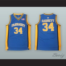 Load image into Gallery viewer, Kevin Garnett 34 Farragut Career Academy Blue Basketball Jersey