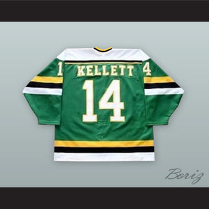 Kevin Kellett 14 Prince Albert Raiders Green Hockey Jersey