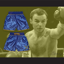 Load image into Gallery viewer, Kevin &#39;The Hammer&#39; Mitchell Blue Boxing Shorts