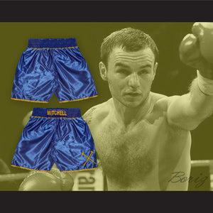 Kevin 'The Hammer' Mitchell Blue Boxing Shorts
