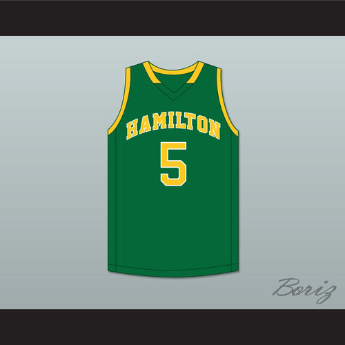 Kevon Looney 5 Alexander Hamilton High School Wildcats Green Basketball Jersey 1