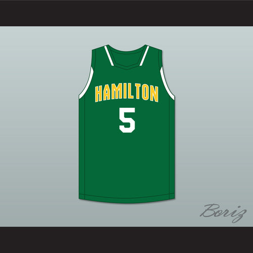 Kevon Looney 5 Alexander Hamilton High School Wildcats Green Basketball Jersey 4