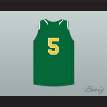 Load image into Gallery viewer, Kevon Looney 5 Alexander Hamilton High School Wildcats Green Basketball Jersey 5