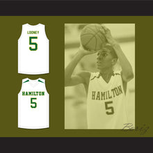 Load image into Gallery viewer, Kevon Looney 5 Alexander Hamilton High School Wildcats White Basketball Jersey 2