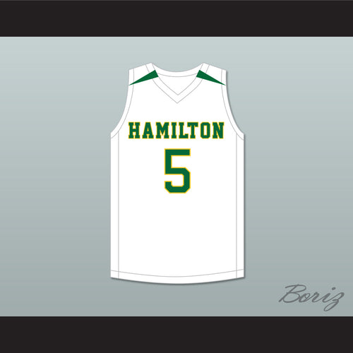 Kevon Looney 5 Alexander Hamilton High School Wildcats White Basketball Jersey 1