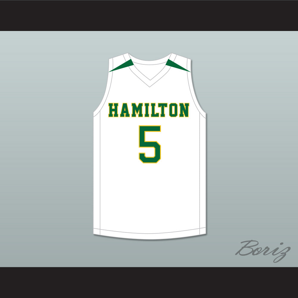 Kevon Looney 5 Alexander Hamilton High School Wildcats White Basketball Jersey 1