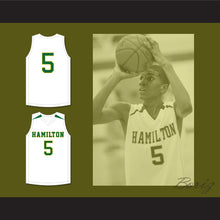 Load image into Gallery viewer, Kevon Looney 5 Alexander Hamilton High School Wildcats White Basketball Jersey 1