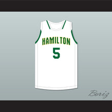Load image into Gallery viewer, Kevon Looney 5 Alexander Hamilton High School Wildcats White Basketball Jersey 3