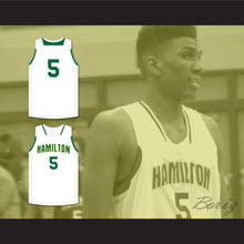 Load image into Gallery viewer, Kevon Looney 5 Alexander Hamilton High School Wildcats White Basketball Jersey 3