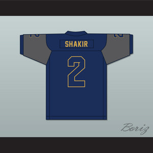 Khalil Shakir 2 Vista Murrieta High School Broncos Navy Blue Football Jersey 2
