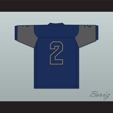 Load image into Gallery viewer, Khalil Shakir 2 Vista Murrieta High School Broncos Navy Blue Football Jersey 1
