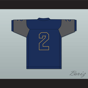 Khalil Shakir 2 Vista Murrieta High School Broncos Navy Blue Football Jersey 1