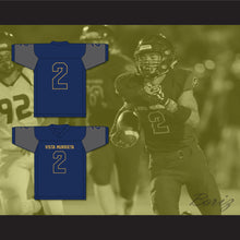 Load image into Gallery viewer, Khalil Shakir 2 Vista Murrieta High School Broncos Navy Blue Football Jersey 1