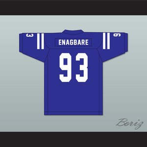 Kingsley Enagbare 93 Peachtree Ridge High School Lions Blue Football Jersey 2