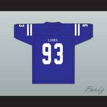 Load image into Gallery viewer, Kingsley Enagbare 93 Peachtree Ridge High School Lions Blue Football Jersey 1