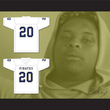 Load image into Gallery viewer, Kingston Davis 20 Independence Community College Pirates White Football Jersey