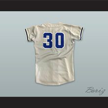 Load image into Gallery viewer, Kintetsu Buffaloes 30 Gray Button Down Baseball Jersey