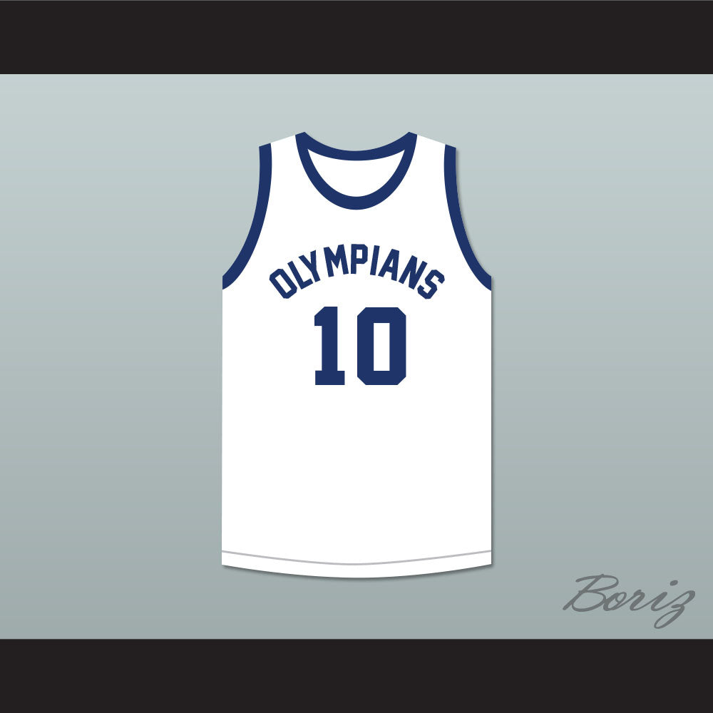 Kleggie Hermsen 10 Indianapolis Olympians Retro White Basketball Jersey