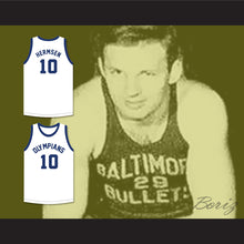 Load image into Gallery viewer, Kleggie Hermsen 10 Indianapolis Olympians Retro White Basketball Jersey