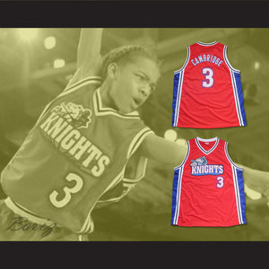 Calvin Cambridge 3 Los Angeles Knights Red Basketball Jersey Like Mike