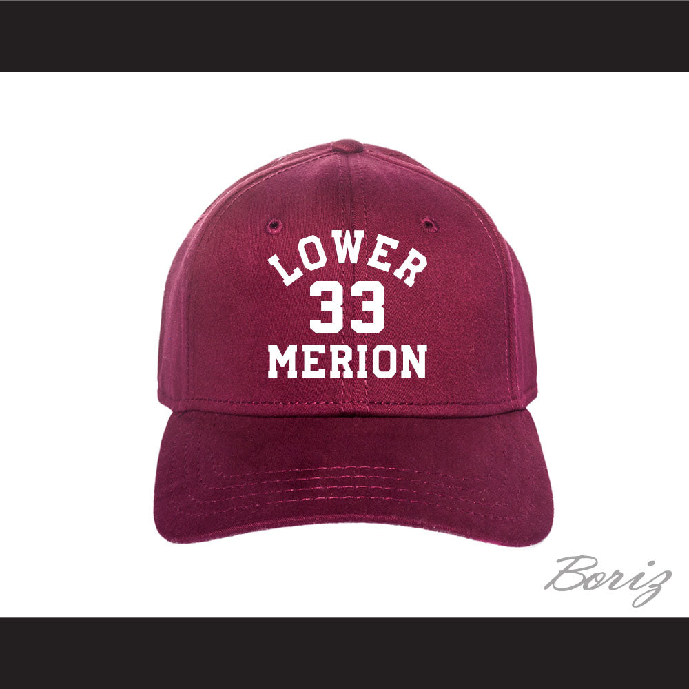 Kobe Bryant 33 Lower Merion High School Aces Maroon Baseball Hat