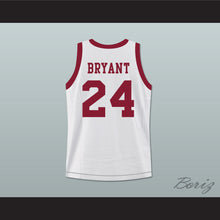 Load image into Gallery viewer, Kobe Bryant 24 Bala Cynwyd Middle School White Basketball Jersey 2