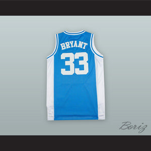 Kobe Bryant 33 Lower Merion High School Light Blue Basketball Jersey